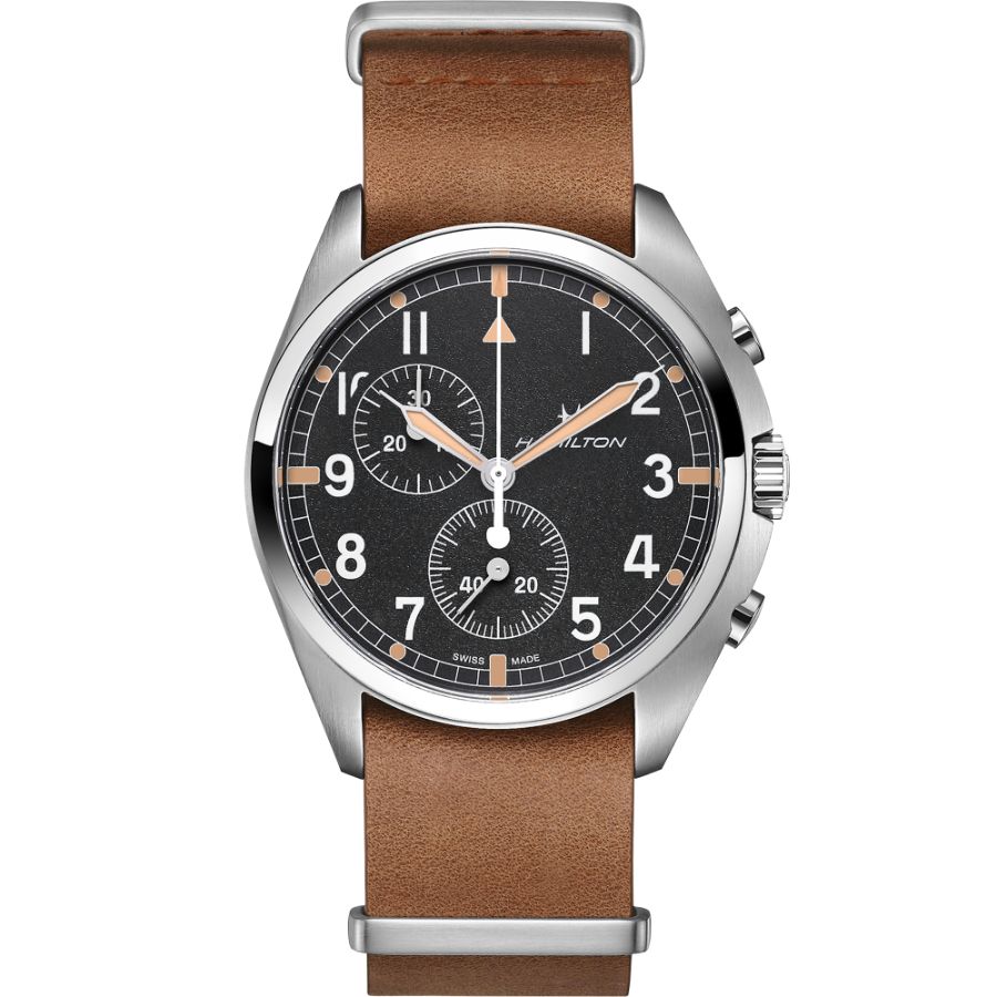 Hamilton Khaki Pilot Pioneer Chrono Quarzo