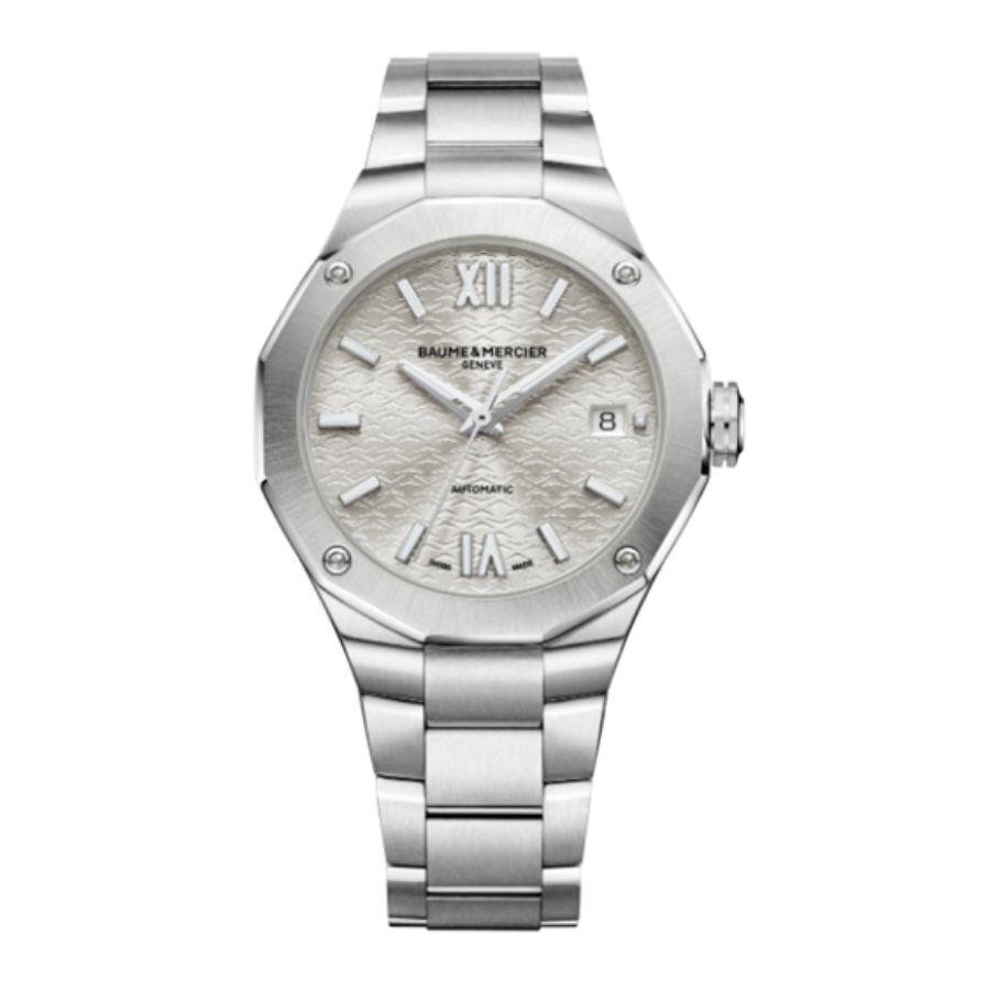 Baume & Mercier Ladies M0A10615 Riviera Silver Dial watch