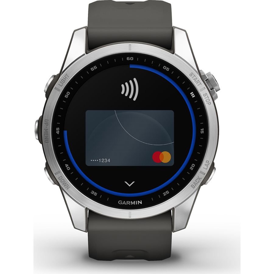 Garmin 010-02539-01 Fenix 7S Silver Graphite Smartwatch