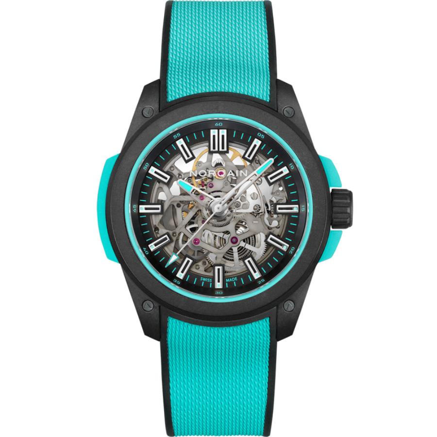 Norqain Wild One Skeleton Turqoise 42mm